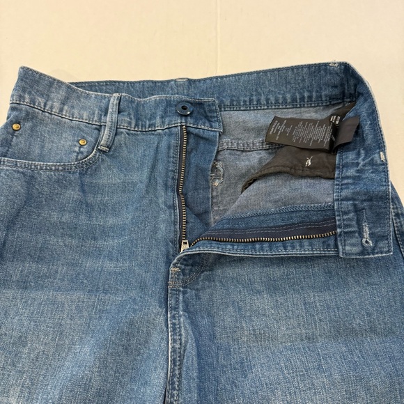 G-Star Women’s Jeans Ultra High Deck Wide Leg Raw Hem Size 27 Waist x 30 Length - Picture 7 of 16